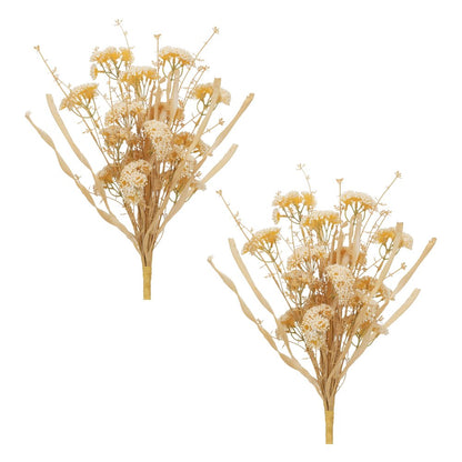 Set of Two 19" Beige Artificial