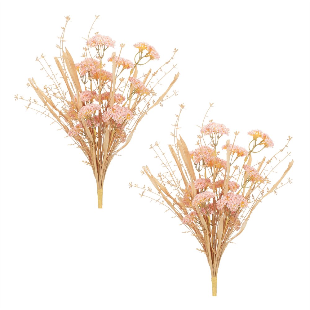 Set of Two 21" Pink Artificial