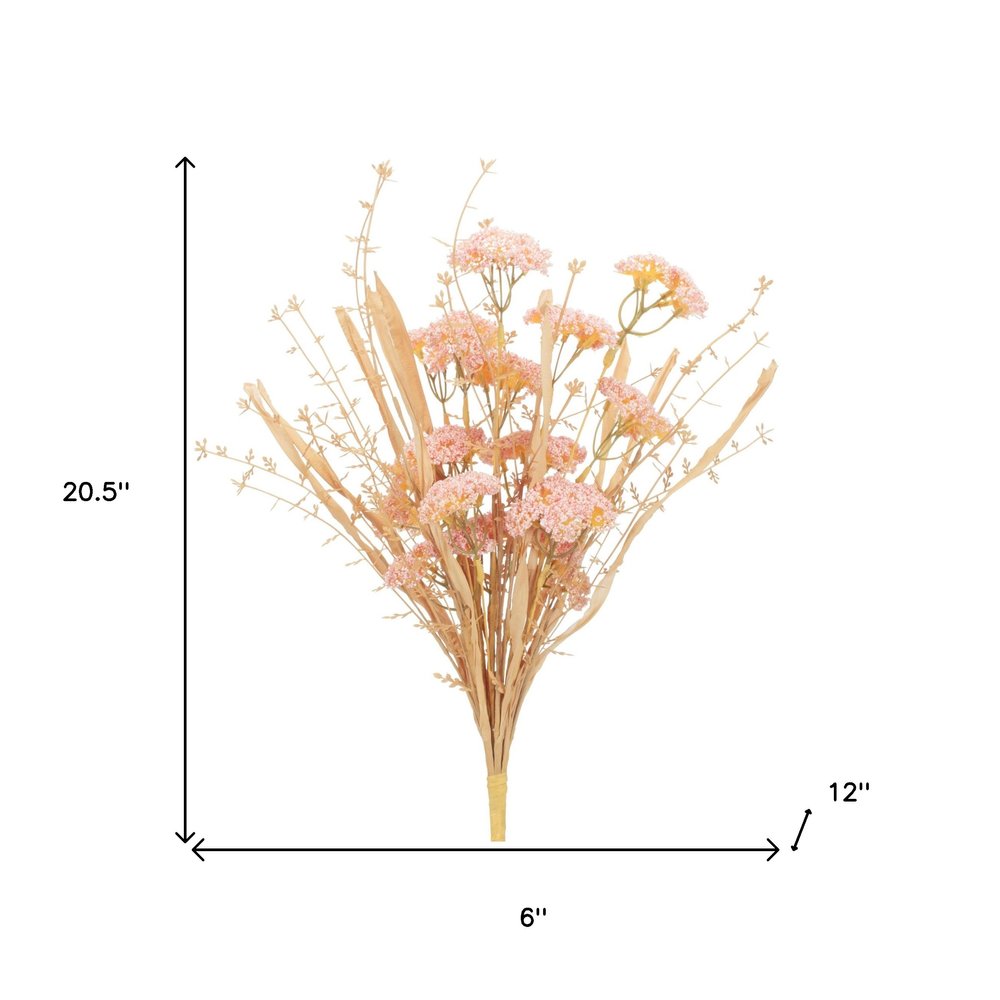 Set of Two 21" Pink Artificial