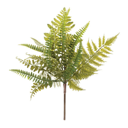 Set of Six 17" Green Artificial Fern Tree