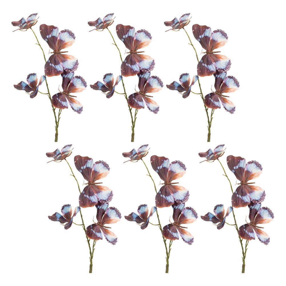 Set of Six 32" Brown Artificial