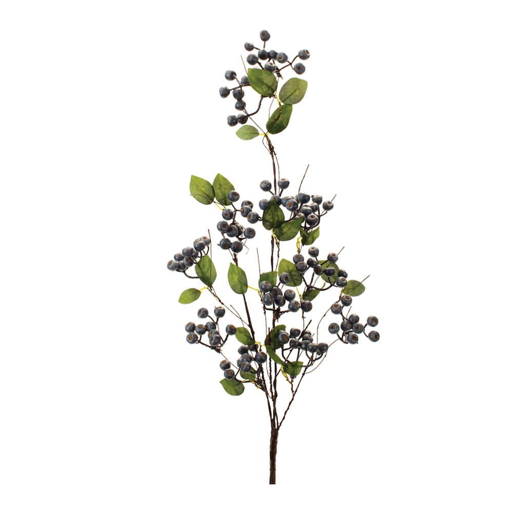 Set of Two 34" Blue Artificial