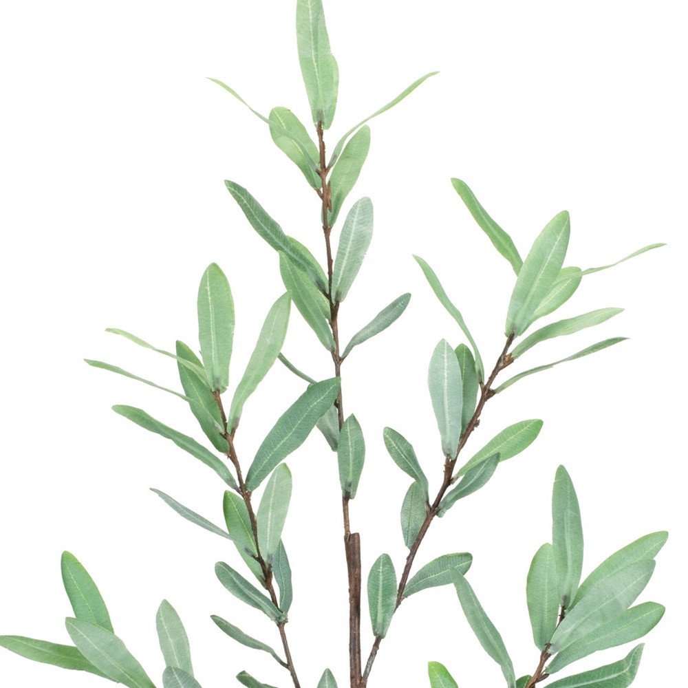 Set of Two 39" Green Artificial Olive Tree