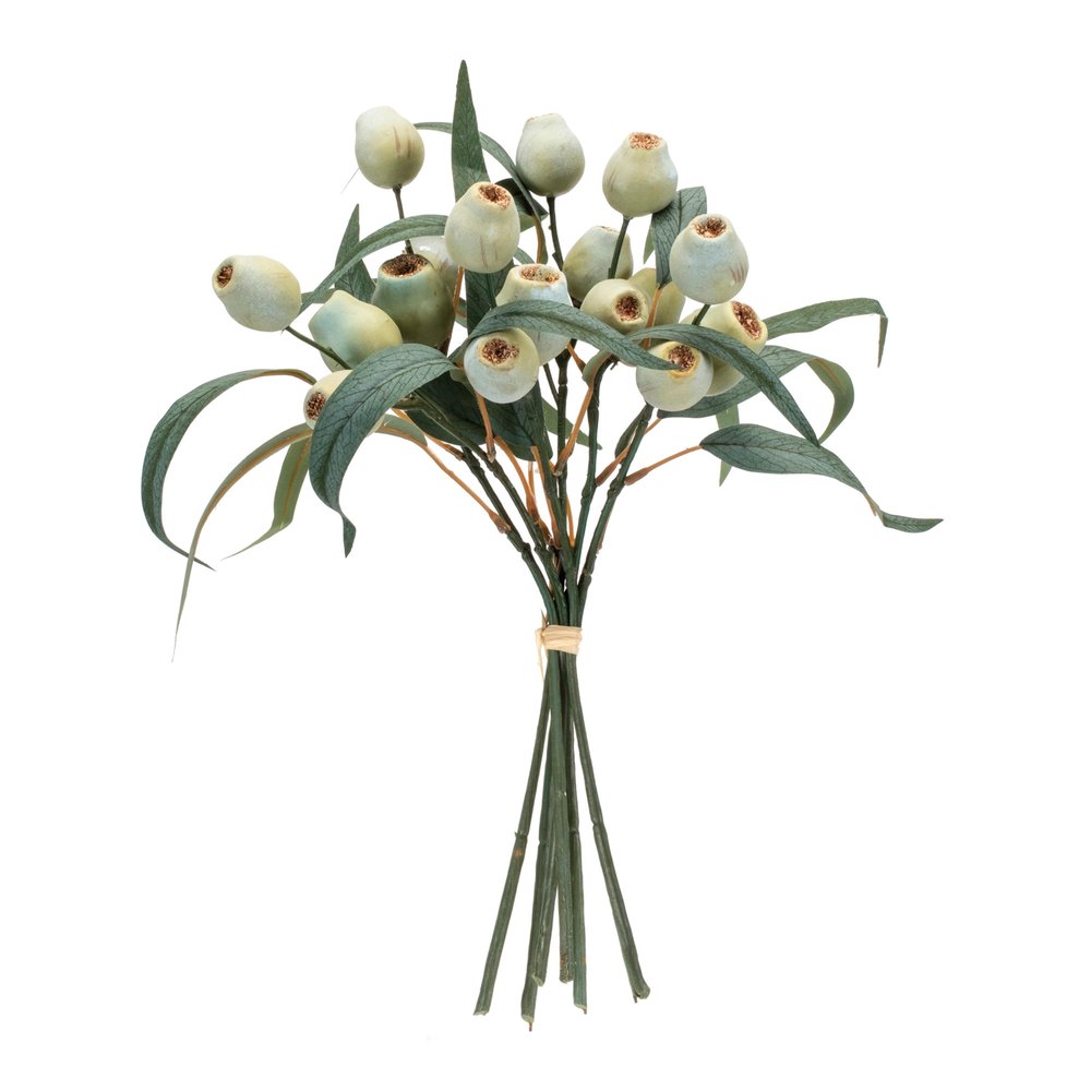 Set of Two 14" Green Artificial