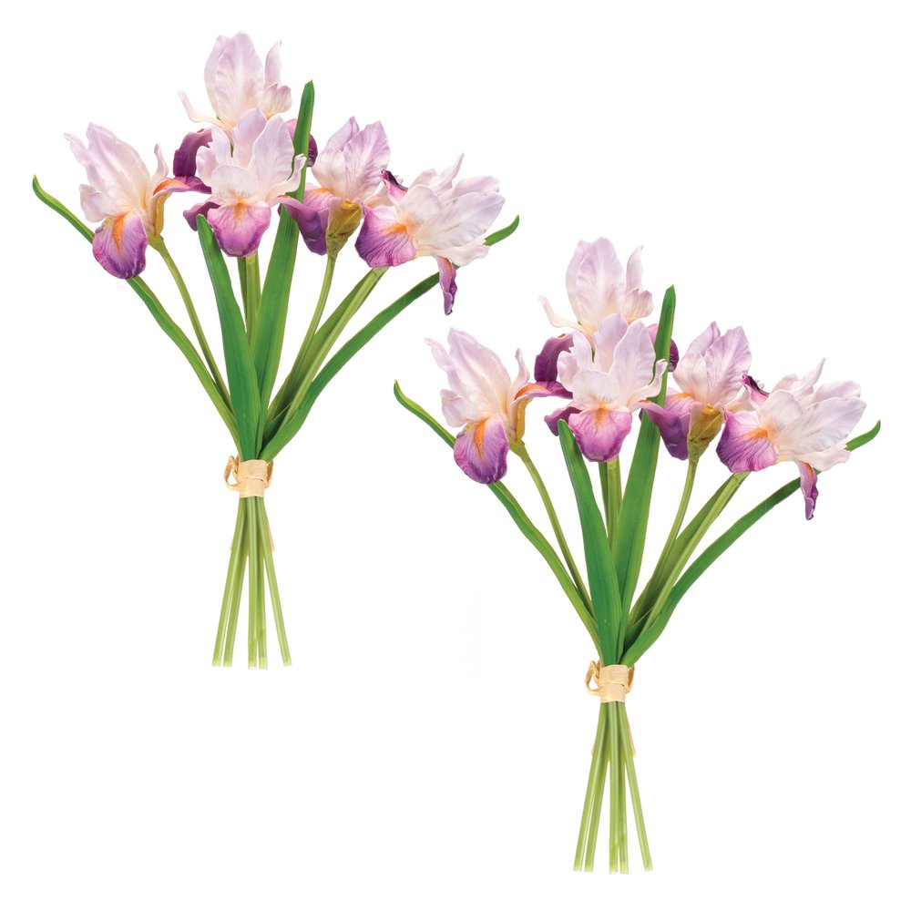 Set of Two 16" Purple Artificial