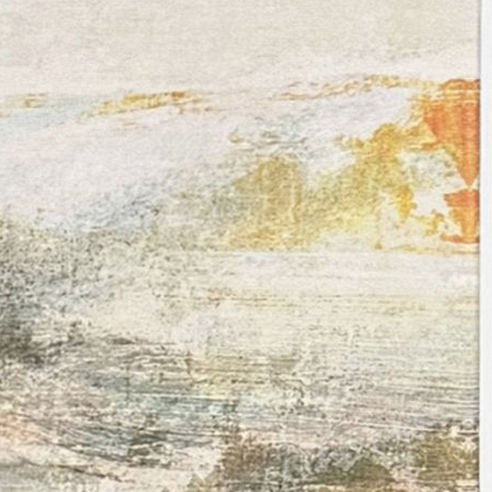 Wild Sea White Floater Frame Wall Art HomeRoots