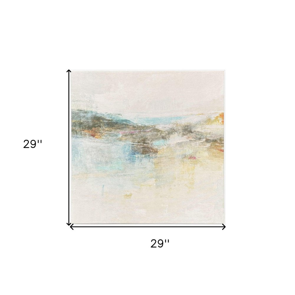 Wild Sea White Floater Frame Wall Art HomeRoots