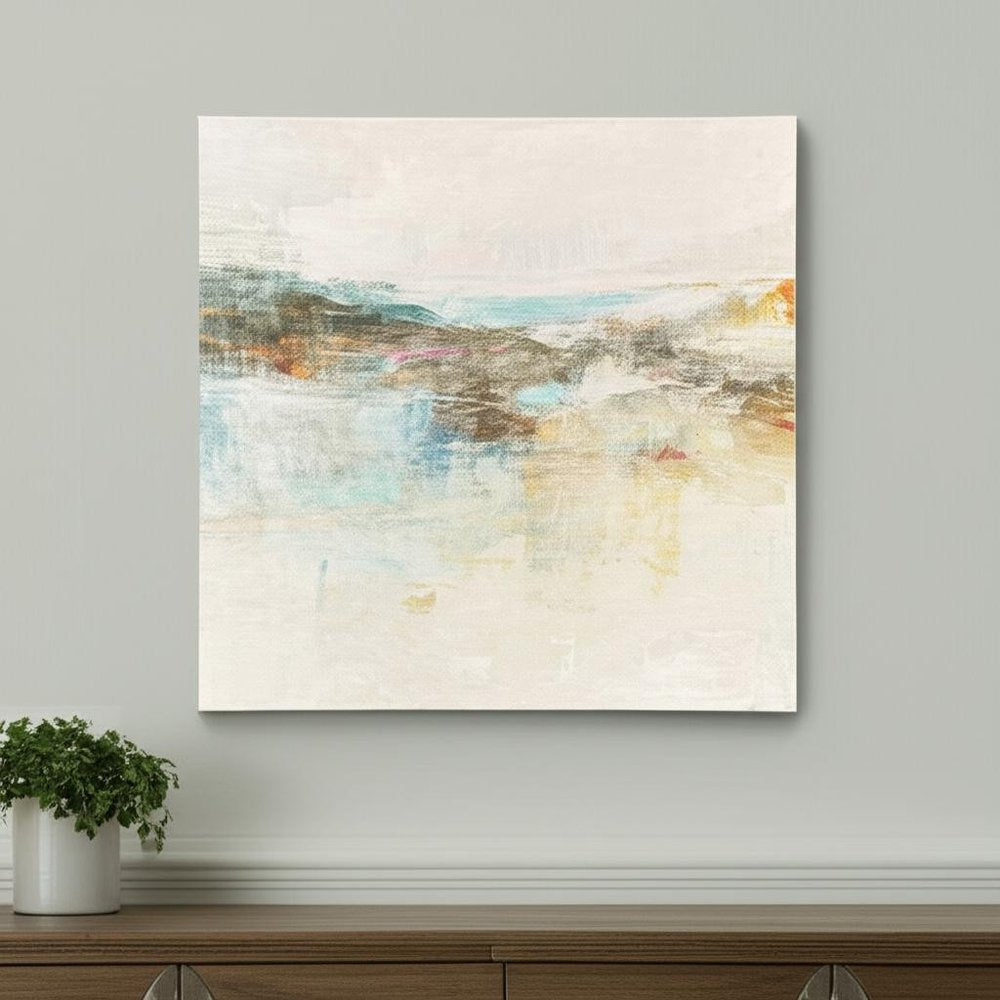 Wild Sea White Floater Frame Wall Art — view 6