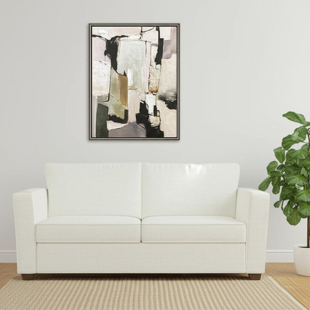 Space in Time Silver Floater Frame Wall Art — view 6