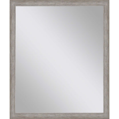 32" Silver Framed Accent Mirror