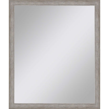 32" Silver Framed Accent Mirror