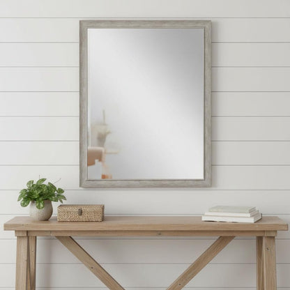 44" Silver Framed Accent Mirror