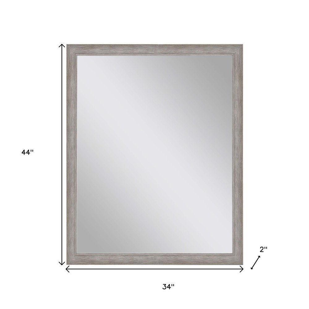 44" Silver Framed Accent Mirror — view 5