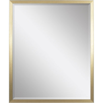 30" Gold Accent Mirror