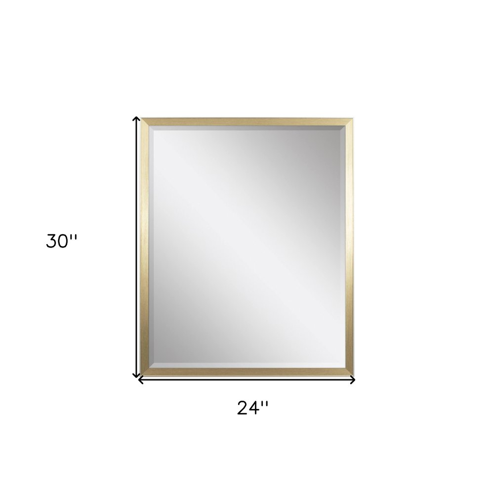 30" Gold Accent Mirror — view 3