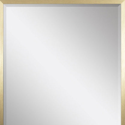 32" Gold Accent Mirror