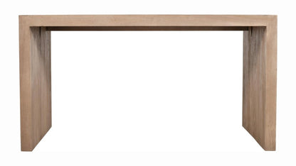 56" Ivory Reclaimed Wood Sled Writing Desk