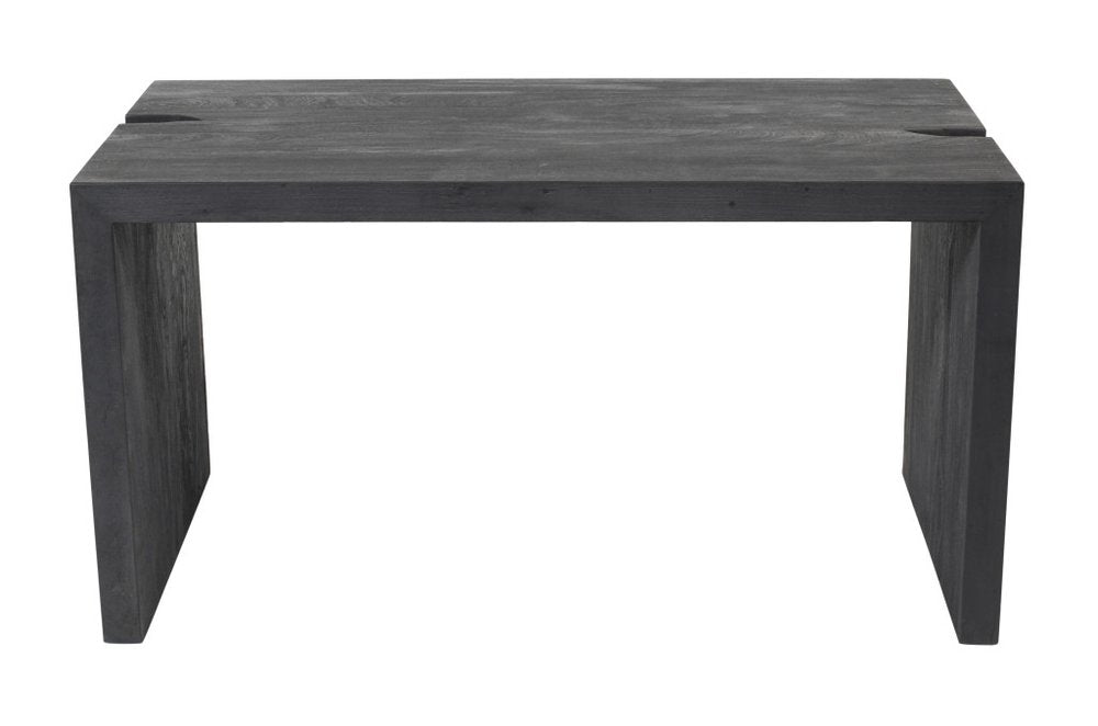 56" Graphite Reclaimed Wood Sled Writing Desk — view 1