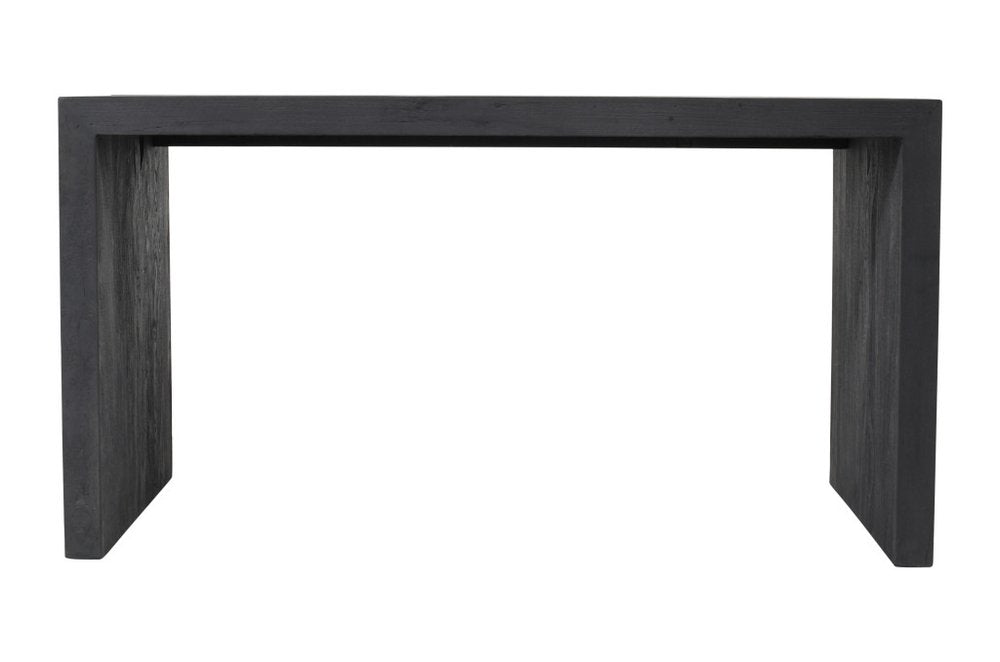 56" Graphite Reclaimed Wood Sled Writing Desk — view 3