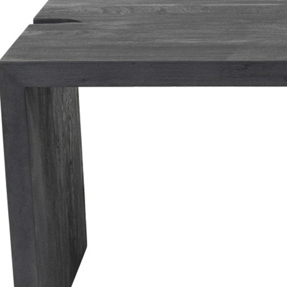56" Graphite Reclaimed Wood Sled Writing Desk — view 7