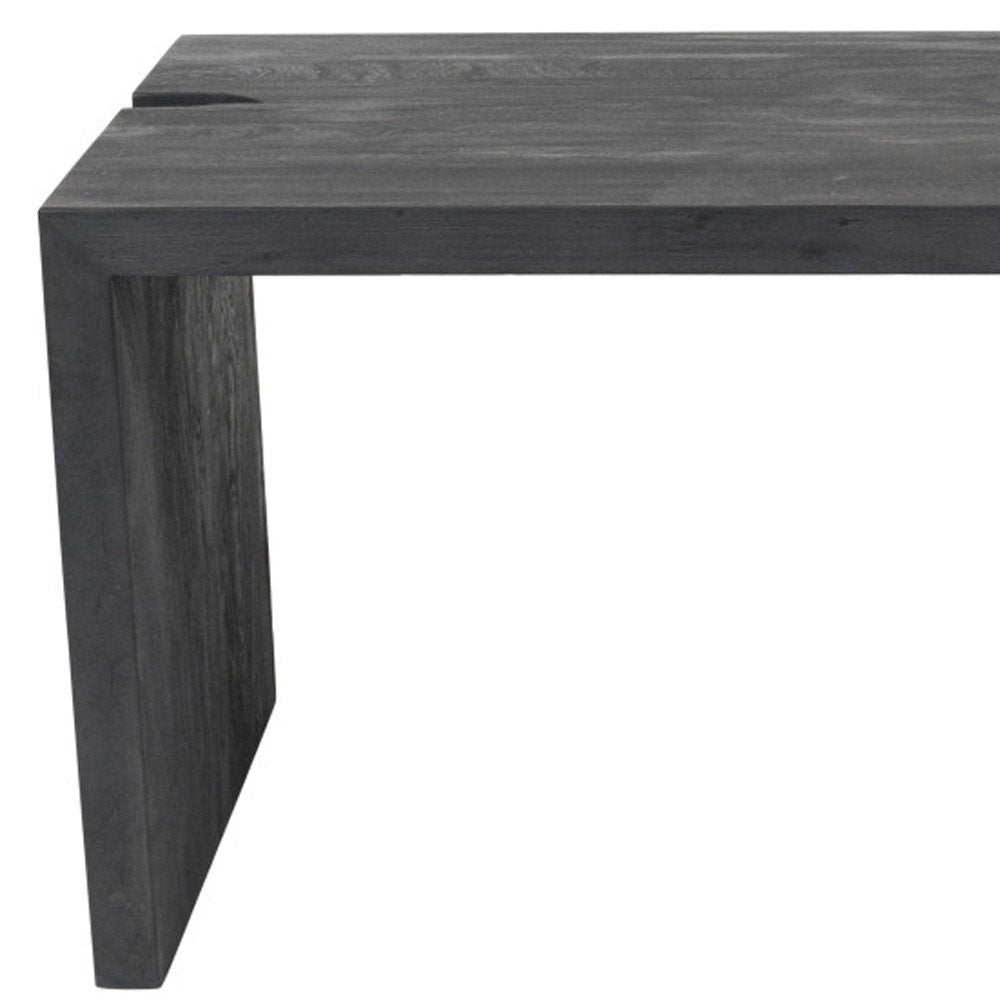 56" Graphite Reclaimed Wood Sled Writing Desk — view 8