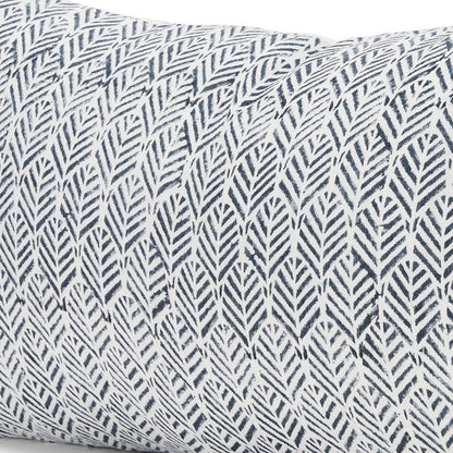 14" Cream Botanical Linen Throw Pillow Cover HomeRoots