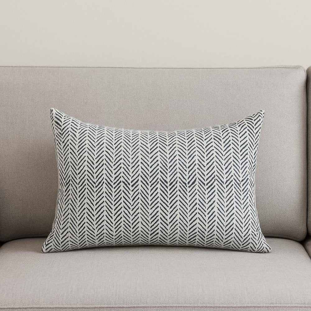 14" Cream Botanical Linen Throw Pillow Cover HomeRoots