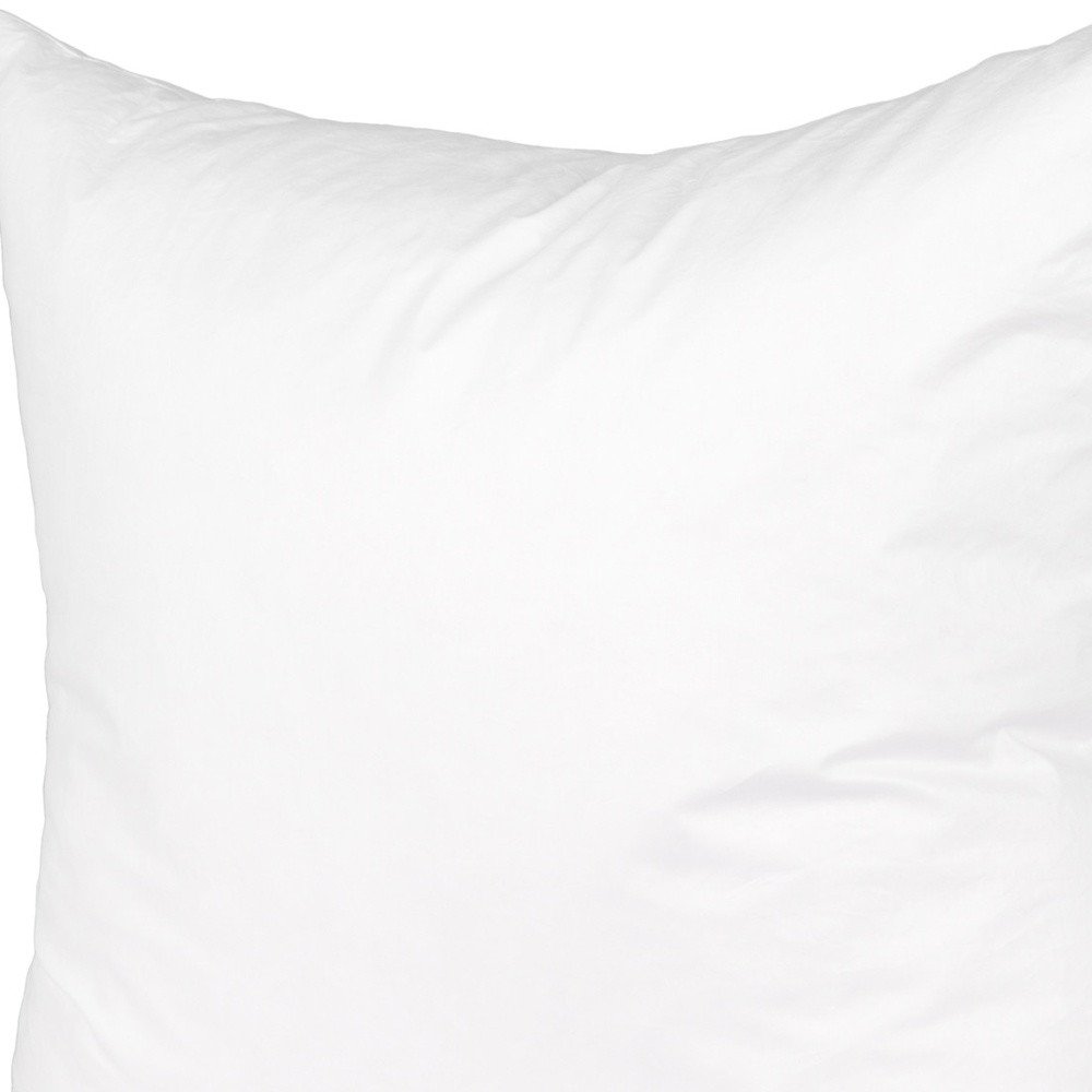 22" White Cotton Down Blend Throw Pillow Insert — view 2
