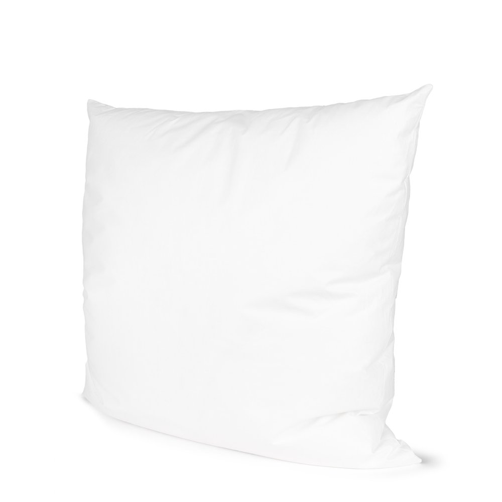 22" White Cotton Throw Pillow Insert — view 1
