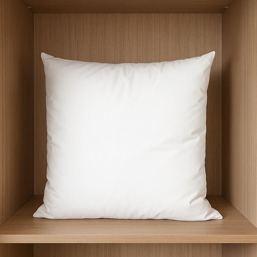 20" White Cotton Throw Pillow Insert — view 6
