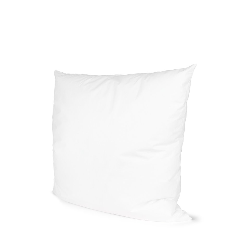 18" White Cotton Throw Pillow Insert — view 1