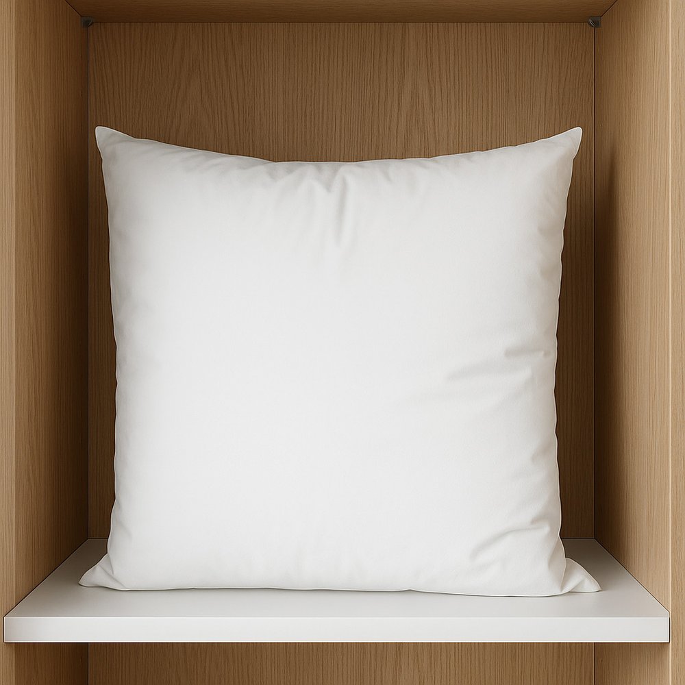 18" White Cotton Throw Pillow Insert — view 9