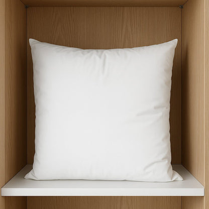 18" White Cotton Throw Pillow Insert