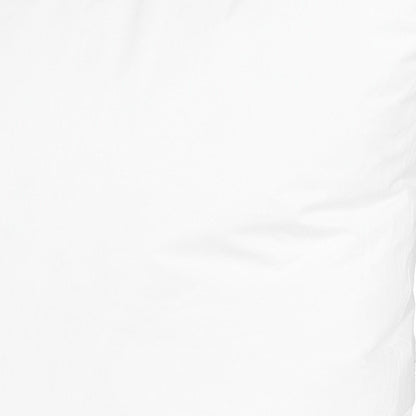 18" White Cotton Throw Pillow Insert