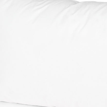 13" X 21" White Lumbar Cotton Throw Pillow Insert
