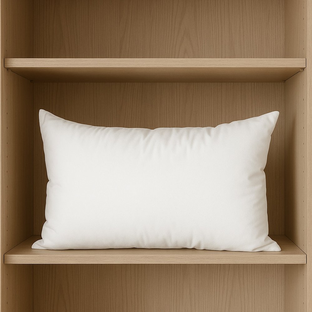 13" X 21" White Lumbar Cotton Throw Pillow Insert — view 5