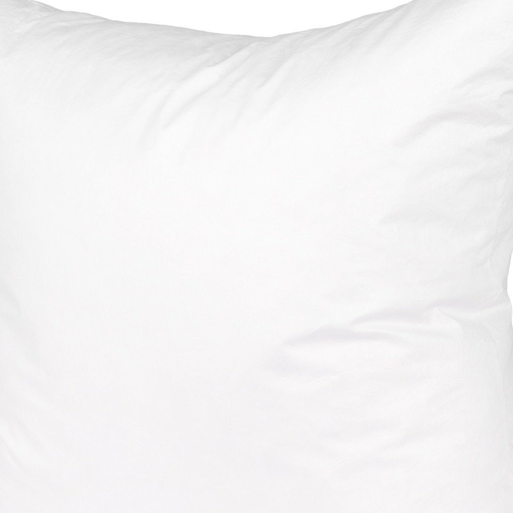 24" White Cotton Down Blend Throw Pillow Insert HomeRoots