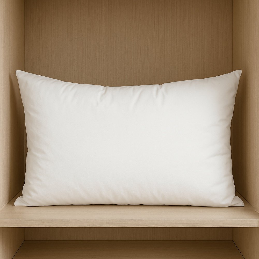 15" X 23" White Cotton Down Blend Throw Pillow Insert — view 5