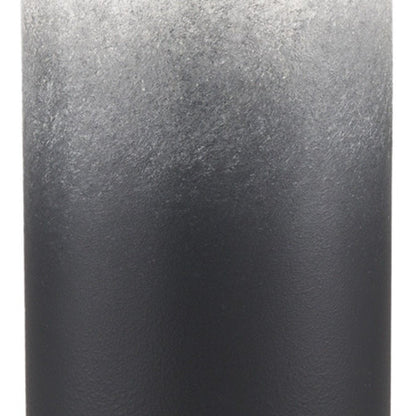 20" Black And White Ombre Metal Table Vase HomeRoots