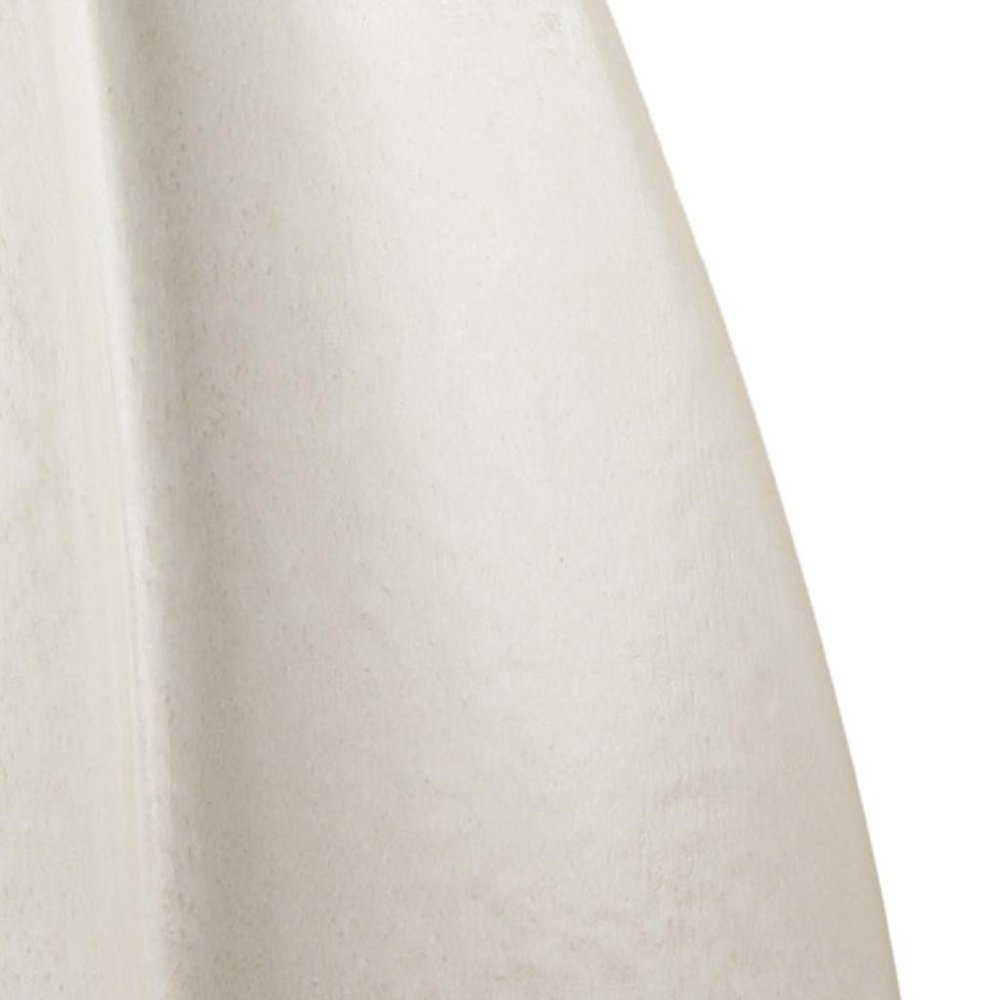 16" Off White And Tan Color Block Ceramic Table Vase HomeRoots