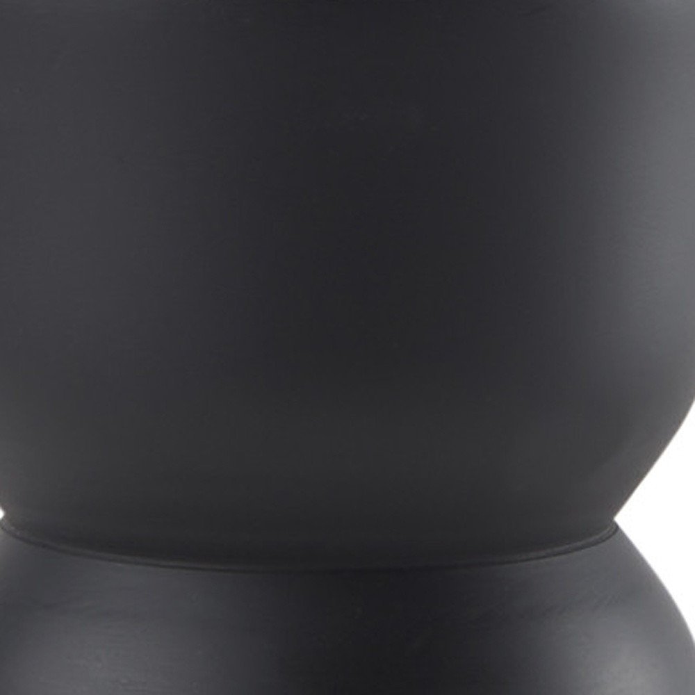 8" Black Metal Tabletop Taper Candle Holder HomeRoots