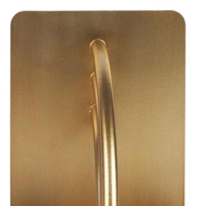 Set of Two Gold Metal Geo Arch Decorative Bookends HomeRoots