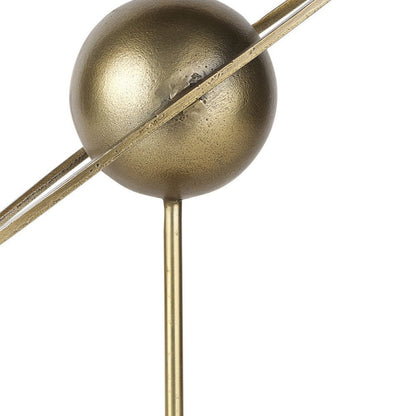 16" Gold Iron Solar System Tabletop Sculpture HomeRoots