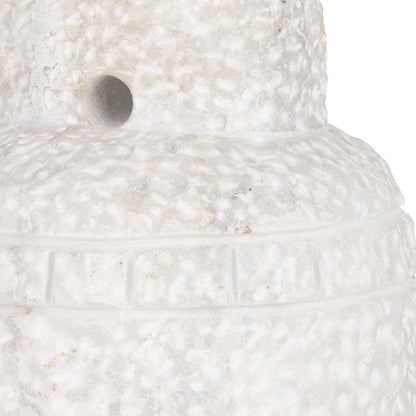 10" White Marble Door Stop HomeRoots