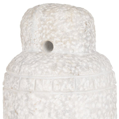 10" White Marble Door Stop HomeRoots