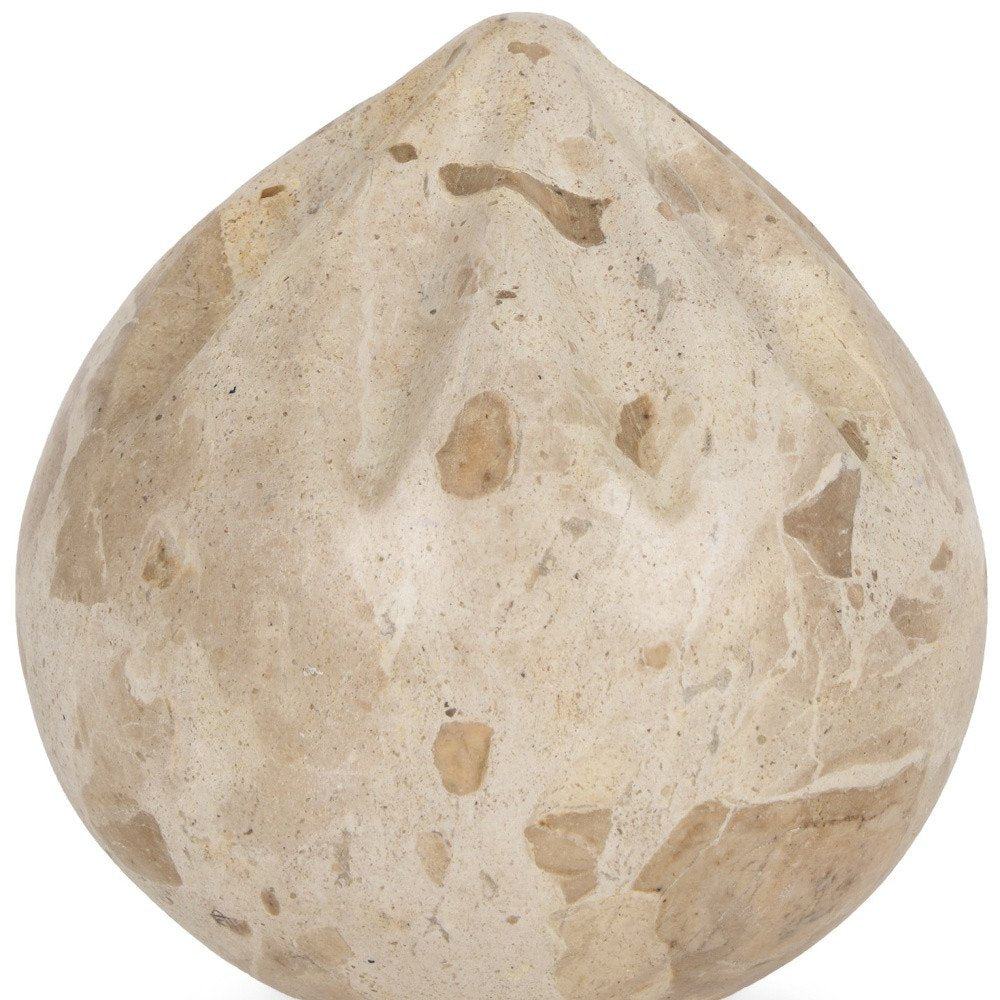 4" Beige Marble Tabletop Sculpture HomeRoots