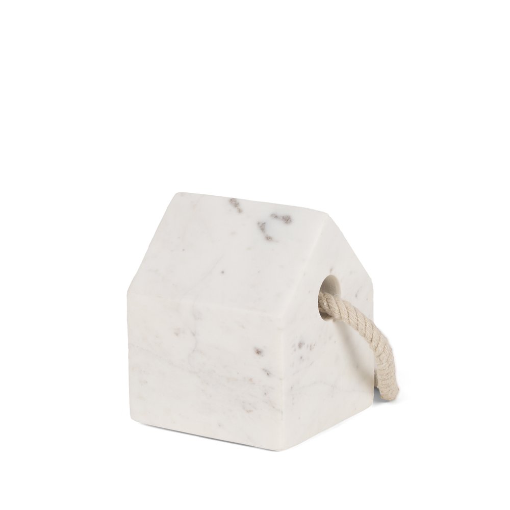 5" White Marble Decorative Wall Sculpture HomeRoots
