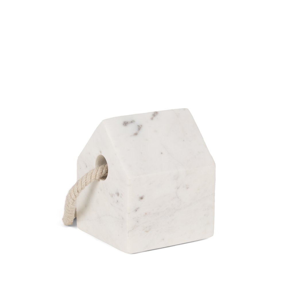 5" White Marble Decorative Wall Sculpture HomeRoots