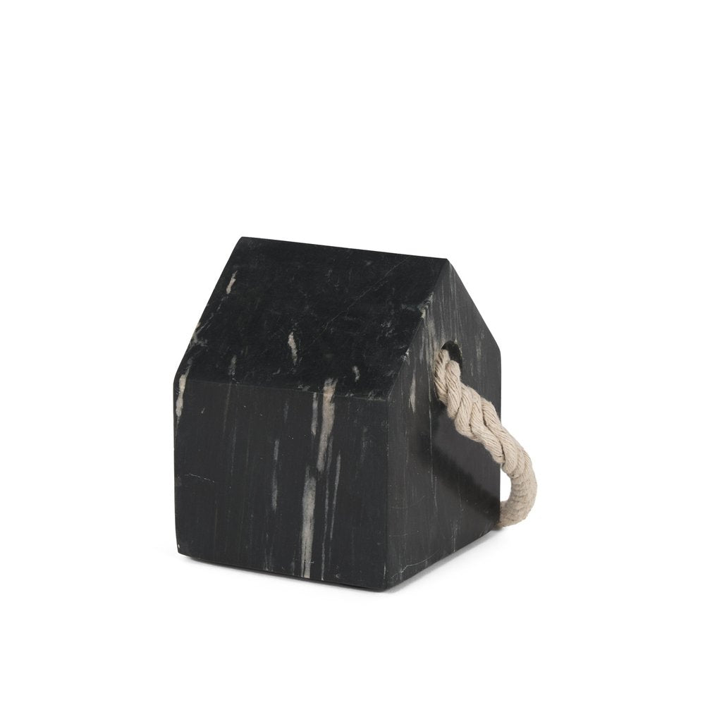 5" Black Marble Tabletop Sculpture HomeRoots