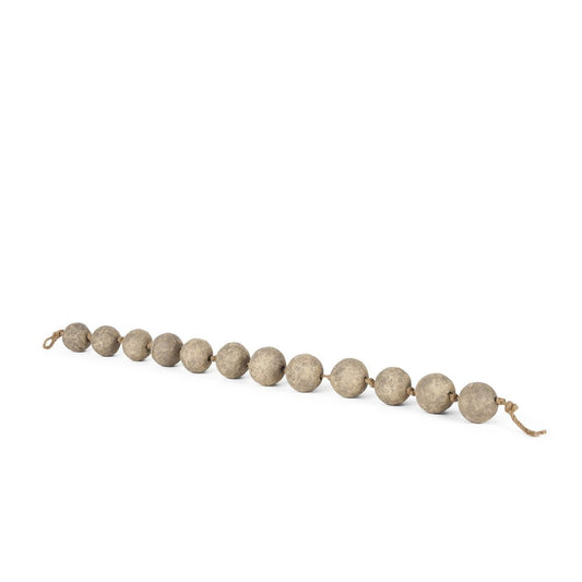3" Beige Paper Sphere Tabletop Sculpture HomeRoots